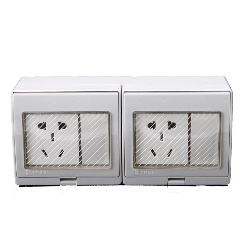 I-IP55 Series 5 Pin Multifunction Wall Socket ene-Switch for Home