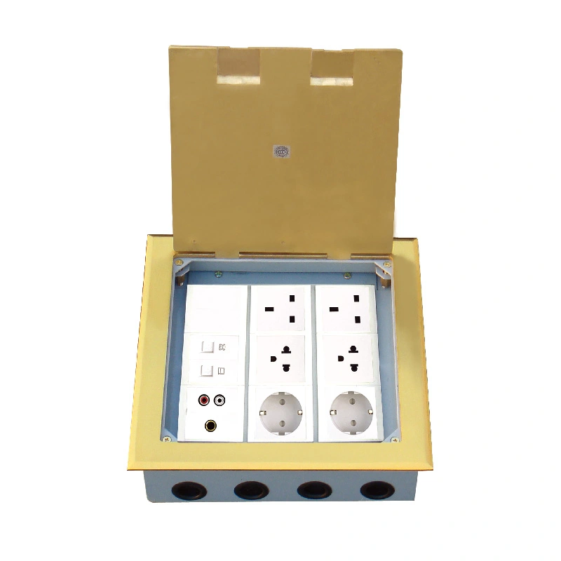 I-Universal Socket Open Cover Floor Socket 18 Module Umthamo